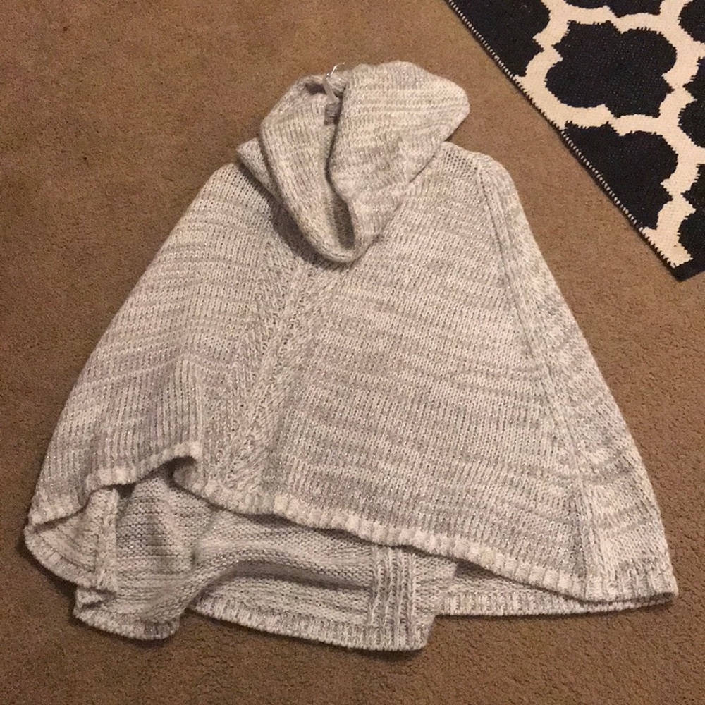 Winter two piece poncho